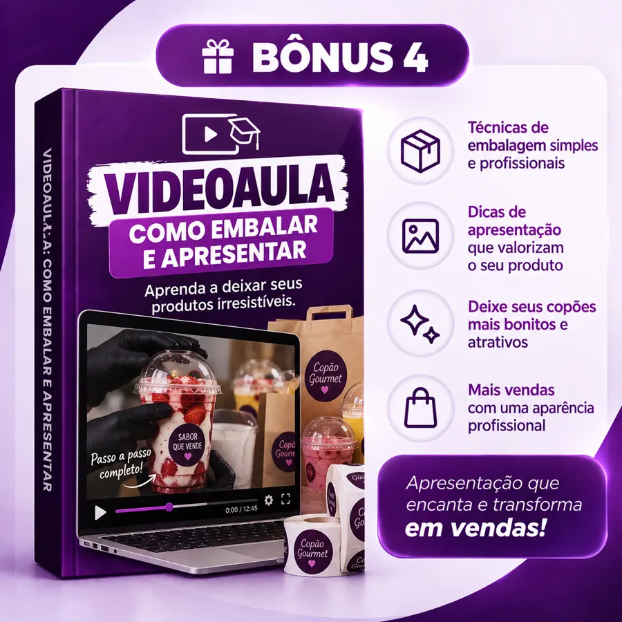 Videoaula: Como Embalar e Apresentar