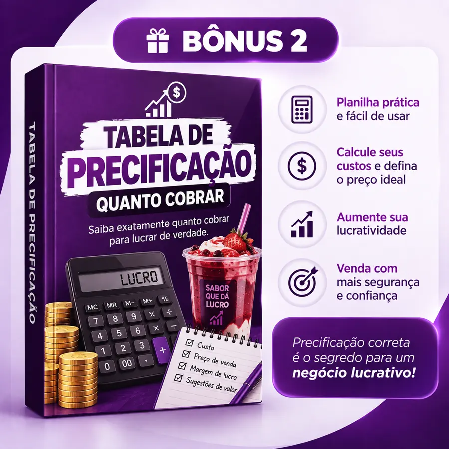Tabela de Precificação — Quanto Cobrar