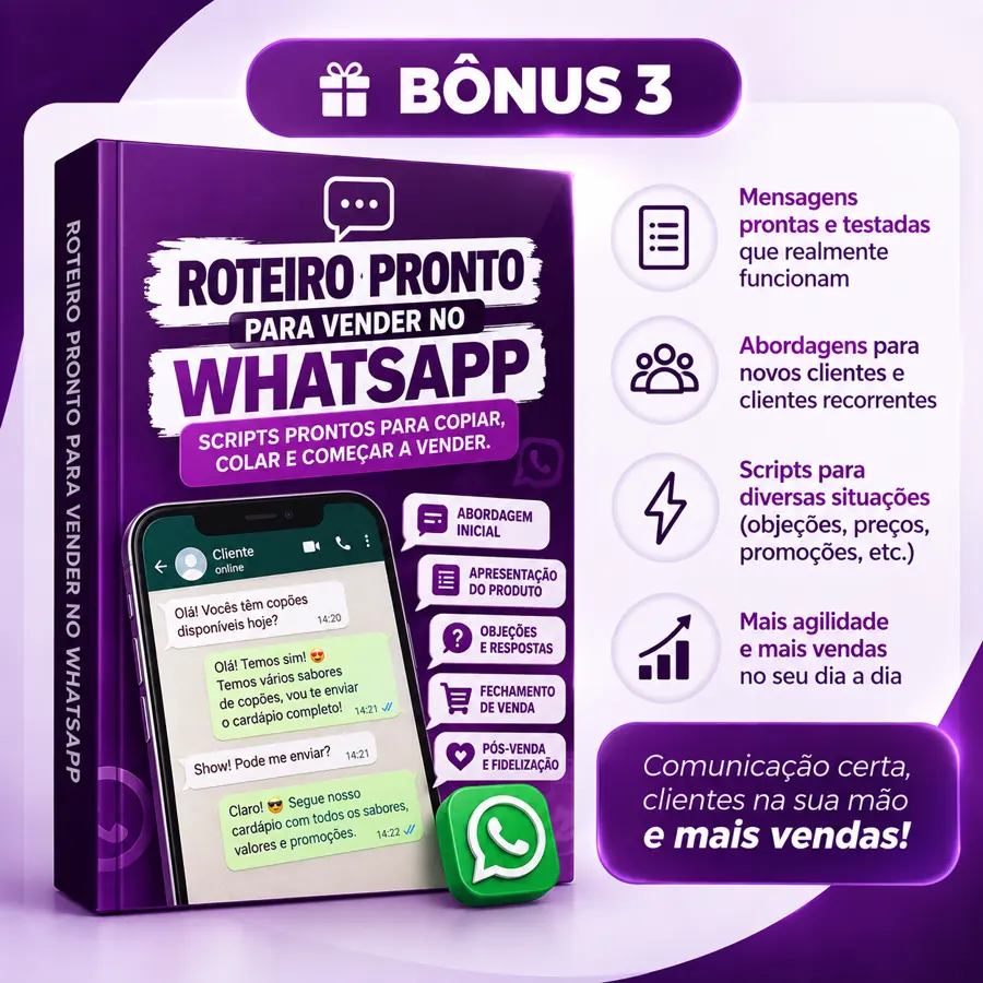 Roteiro Pronto para Vender no WhatsApp
